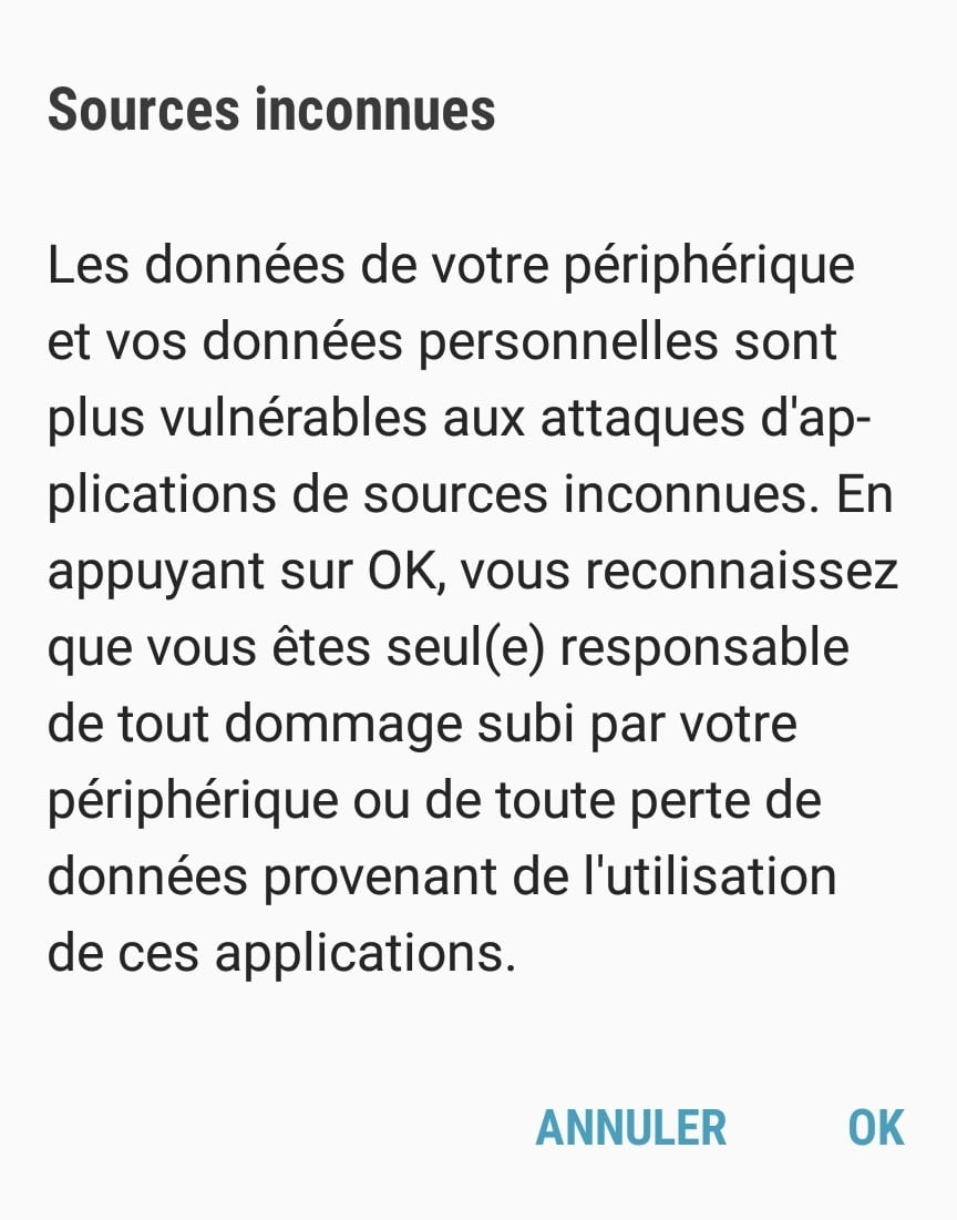 Installer des applications externes au Play Store Installer des applications externes au Play Store