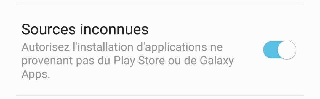 Installer des applications externes au Play Store Installer des applications externes au Play Store